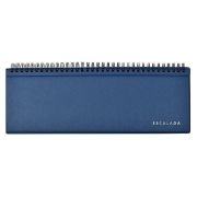 Планинг « Феникс » 310*110 спираль 64л Escalada Синий, недатированный, линия, поролон, ПВХ, белый оф