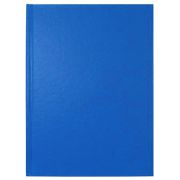 Ежедневник недатированный А5 бумвинил « Проф-Пресс » 128л Синий, линия, белый офсет 60г/м2, печать в 1 краску, подходит под тиснение фольгой