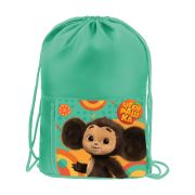 Мешок для обуви 1 отделение Мульти-Пульти «Чебурашка», 340*420мм, карман на молнии