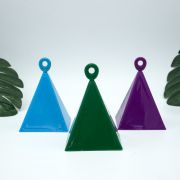 Грузик д/шара пирамида ассорти 8*6,5см /К