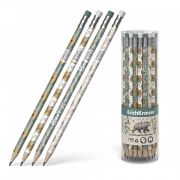 Чернографитный карандаш ErichKrause Natural Life, трехгранный, с ластиком, HB (в тубусе по 42 шт.)