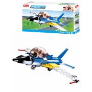 Конструктор пластиковый. SLUBAN Авиация. Самолет (116 деталей, 1 фигурка) Арт. M38-B0667C