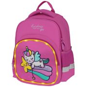 Рюкзак Berlingo Kids «Unistar» 36*27*12см, 1 отделение, 2 кармана, эргономичная спинка, LED кант