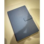 Ежедневник недатированный, А5, Yalong, 7БЦ, ПВХ, ляссе, клапан на магните, клетка, 110л., голубой, «Нежность»