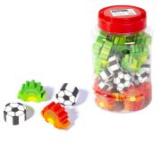 Ластик Alingar «Ассорти для мальчиков», синтетический каучук, фигурный, цвет ассорти, 20х20х10 мм, пластиковая банка