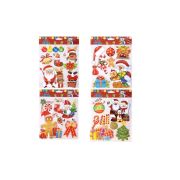 Наклейки - Новогодние «Новогодний переполох», 18*24*8см, бумага, ассорти FF-19