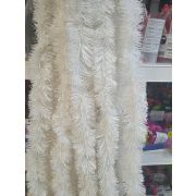 Мишура белая «Соломка» длина 1,5 м