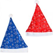 Шапка  Деда Мороза  красная/синяя