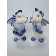 Фигурка Дракона,фарфор,средняя