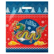 Пакет ПЭ « Миленд » с вырубной ручкой 47,5*39см Китайский дракон