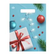 Пакет ПЭ с вырубной ручкой 30*23см Подарок и шарики