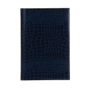 Ежедневник недатированный «РЕПТИЛ» А5, 320 стр., тв.обл.с поролоном, бумвинил под рептилию,синий