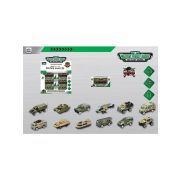 Военная техника металлическая, дисплей, в ассортименте