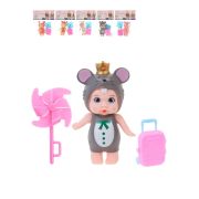 Игр.наб.«Мой малыш», в компл. пупс 8см., предм. 2шт. в ассорт., пакет