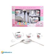 Набор посуды для кукол из фарфора, в компл. предм. 7 шт., кор.