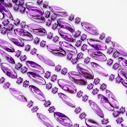 Бусы фиолетовые 2,5 м,Ч47618