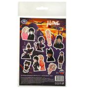 Наклейки бумажные, 120*180 мм, девочка гот Умка