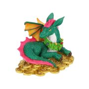 Полирезиновая статуэтка Дракон с монетками, 7-10 см, собственная разработка НУ-1644