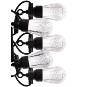 Гирлянда «Капля». Уличная 5м, 25 ламп, теплый свет, режим питания: от сети 220В НУ-9754