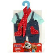 365410 Одежда для кукол КОШЕЧКИ - СОБАЧКИ 30-35 см, на плечиках в пакете КАРАПУЗ