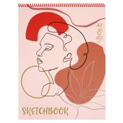 Скетчбуки А3 Женский силуэт (мягкая обл, мат лам, жест подл, спираль, 20л, 150г) С20-7724