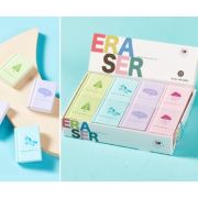 Ластик  GREENWILL CZ-115 «Книга» 48*35*8мм прямоугольный, цвета ассорти, в к/кор HR-04890