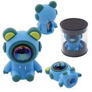 Точилка пластиковая Yalong, в индивид пласт упак, «Космонавт», 1 отверстие, 24 шт в карт упак