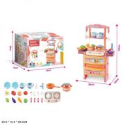 339756 Набор игровой кухня на бат. озвуч., с аксесс. 768-6 в кор.