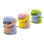 Точилка механическая  SKV CZ-311/CI-54 «Дракон в броне» фигурная, 10*10*7см, цвета ассорти, в упаковке ПВХ №6611 (1/6/120)