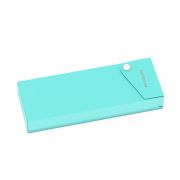 Пенал пластиковый ErichKrause® Diagonal Pastel Mint, мятный