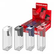 Точилка пластиковая ErichKrause City, Classic, с контейнером, ассорти