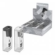 Точилка пластиковая ErichKrause City, Meow, с контейнером, ассорти