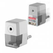 Точилка механическая ErichKrause M-Cube, с контейнером, белый