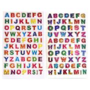 Наклейка 9,5*15,5см Англ.алфавит,цена за 1 шт,GU005-006 Р22072-18