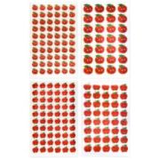 Наклейка 9,5*15,5см Яблоко,цена за 1 шт,Р22072-18