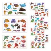 Тату 8*12см Подводный мир,ЦЕНА ЗА 1ШТ, Р2100-7