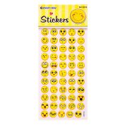 Наклейка объемная 12,5*15,5см Смайлики уп20шт К22-29 Р22072-22
