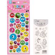 Наклейка объемная 9*17,5см Смайл HL88-026 уп.20шт Р33,Р22072-3