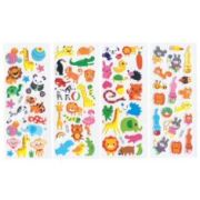 Наклейка декор 7*16см Зверята АХ-031-034 уп20шт Р307-14