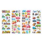 Наклейка декор 7*16см Транспорт АХ-043-047 уп20шт Р307-14