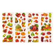 Наклейка декор 7*17 Фрукты ТК-221-224 уп20шт Р307-30