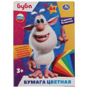 320288  Бумага цветная БУБА 16л, 8цв, а4 Умка
