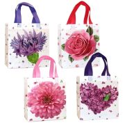 Сумка-шоппер 22*23 Цветы уп12/1200шт Р10400-11