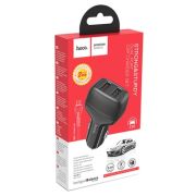 Автомобильное зарядное устройство HOCO Z36 Leader, 2xUSB с Кабелем USB - Micro, 2.4A, черный