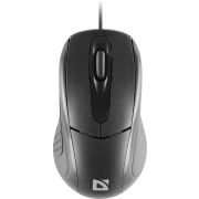 Проводная оптическая мышь Defender Standard MB-580 черный,3 кнопки,1000 dpi