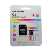 Карта памяти HikVision microSDHC 16GB HS-TF-C1(STD)/16G/Adapter