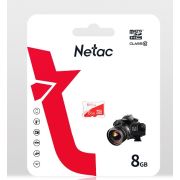 Карта памяти MicroSD 8GB Netac P500 Eco Class 10 без адаптера (NT02P500ECO-008G-S)