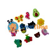 Съемные украшения-значки, 100 шт