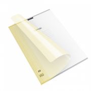 Тетрадь об. учен. с пласт. обложкой на скобе ErichKrause Классика CoverPrо Pastel,желтый, А4, 48 л.к