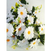 Цветок исскуственный «Ромашка белая»,14 веточек,67см